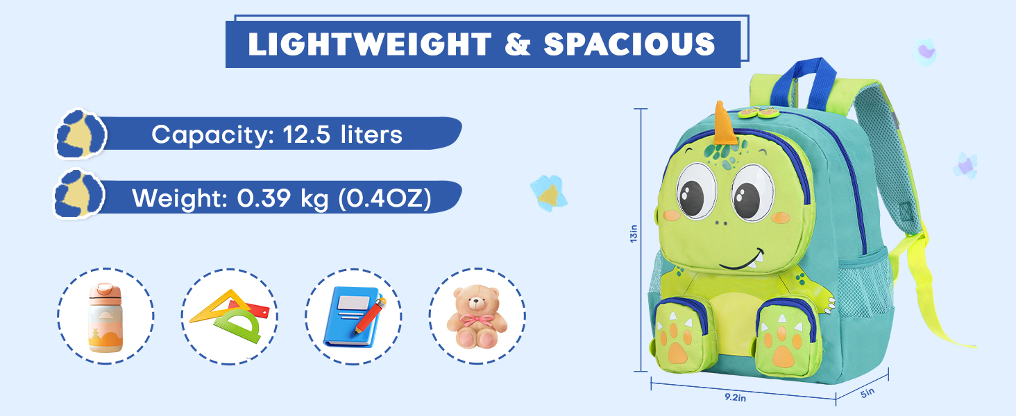 LIGHTWEIGHT & SPACIOUS