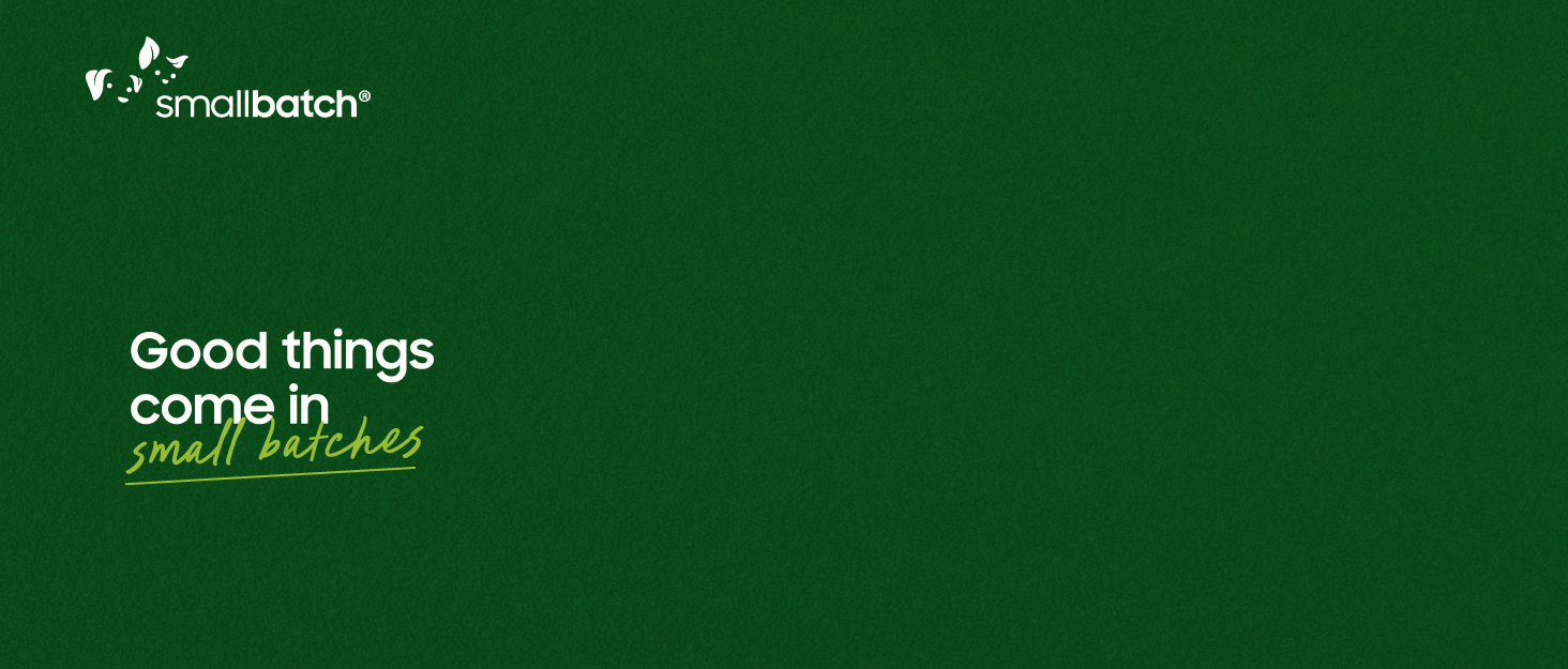 good things come in small batches