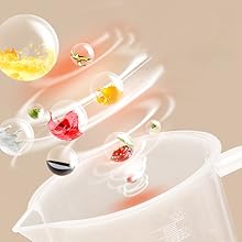 One Gallon 135oz Measure Pitcher Large Mixing Pitcher US Conversion Chart Food Grade Graduated