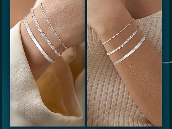 ladies silver bracelets bracelets for teenage girls chain bracelet sterling silver bracelet women