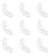 INCREWAY L Brackets Transparent 20Pcs Clear Acrylic Corner Bracket 90 Degree Support Shelf Corner...
