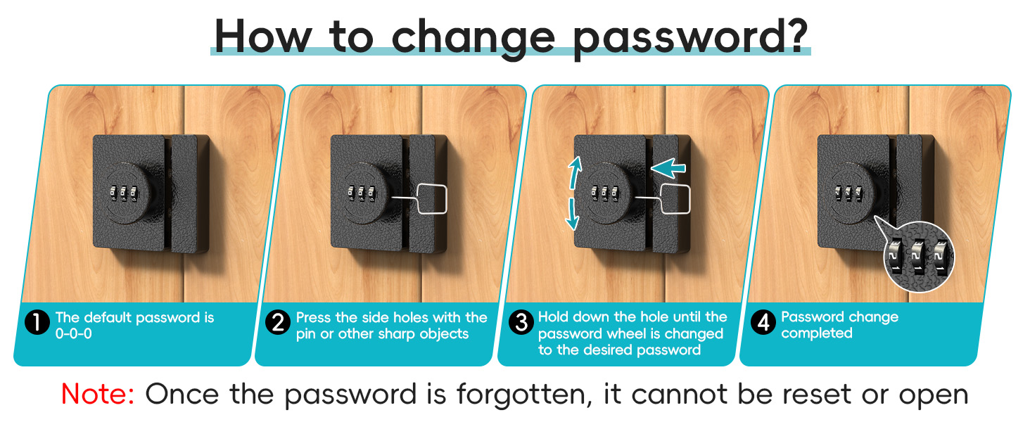Combination Ring Latch Lock