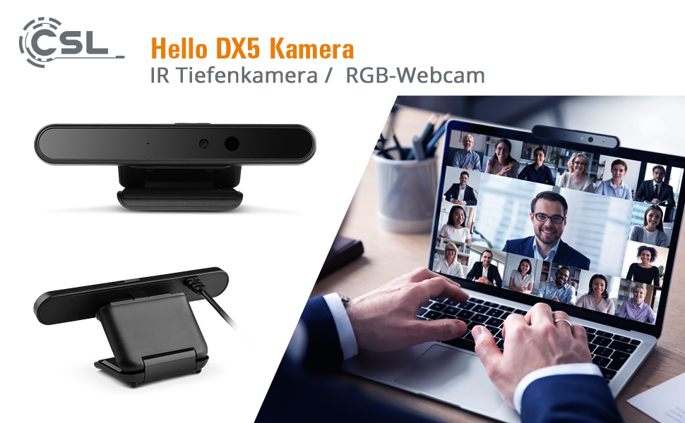 Windows Hello Camera CSL Hello DX5 RGB cam, Infrared Depth Camera