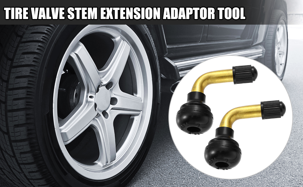 X AUTOHAUX 2pcs Auto Tire Valve Air Tyre PVR70 Valve Stem