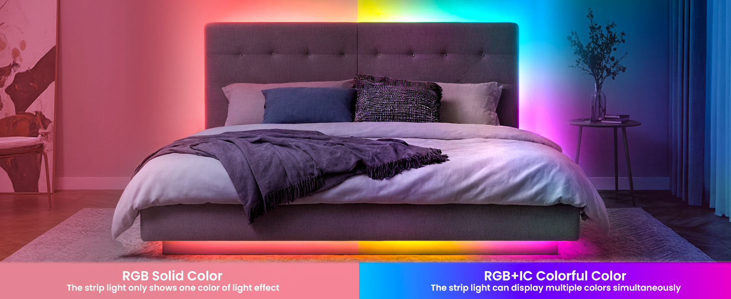 led strip lights for bedroom