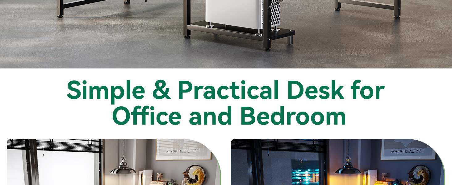 easy assemble l desk