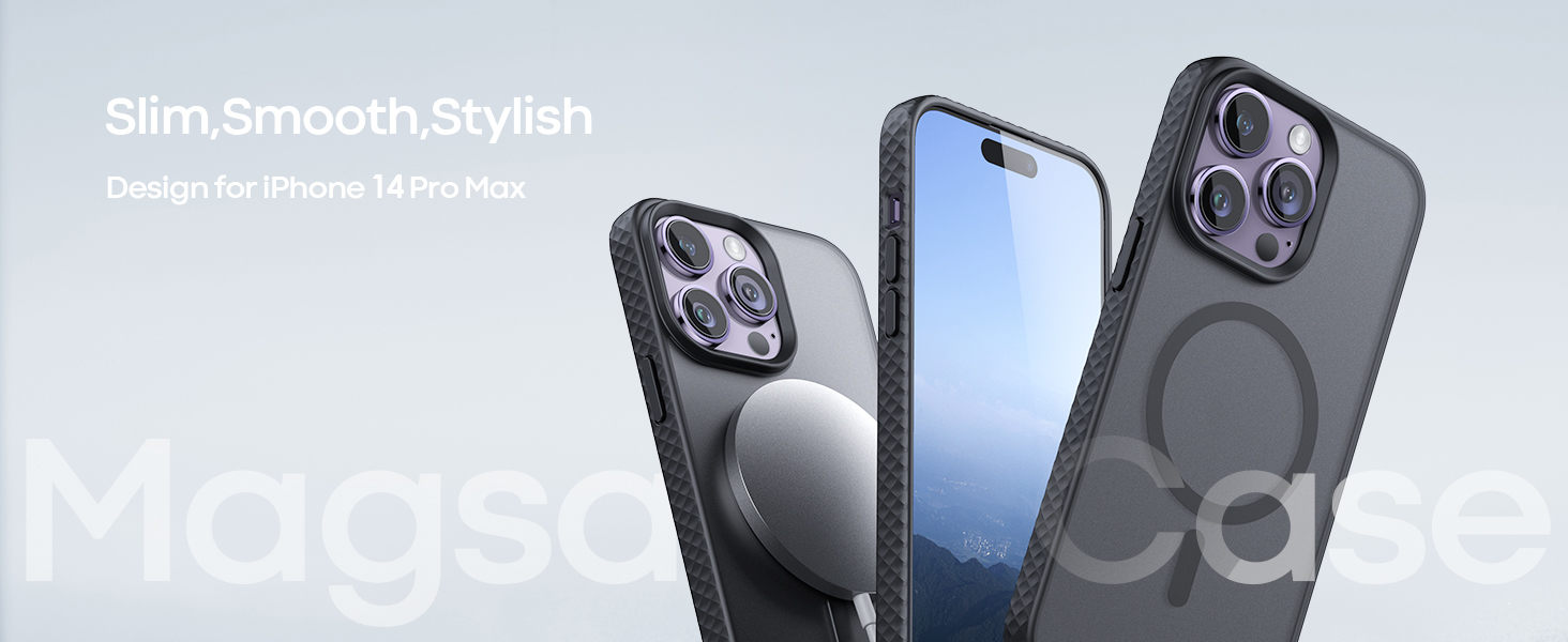Lamicall Magsafe Magnetic iPhone 14 Pro Max Case 