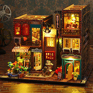 Amazon | Spilay 1/24 DIY 木製 ミニチュア ドールハウス 手作り