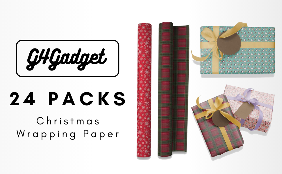 Christmas wrapping paper Gift wrap Festive designs Holiday patterns Premium quality