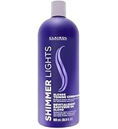Clairol Professional Shimmer Lights Purple Shampoo & Conditioner | Neutralizes Brass & Yellow Ton...