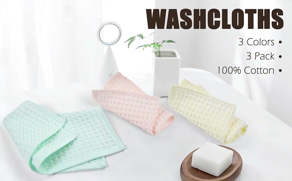 waffle wash cloths