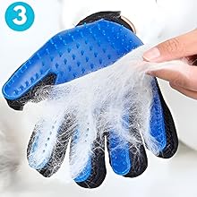 Haustier Handschuh Silikonspitzen für eine sanfte und entspannende Massage für Hunde und Katzen