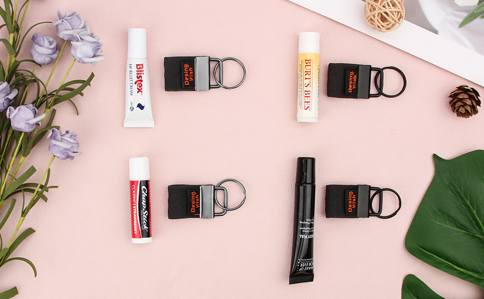 Chapstick Keychain Holder