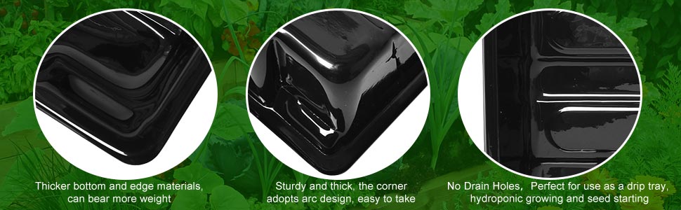 YoleShy Strong Seed Starter Trays with Humidity Domes