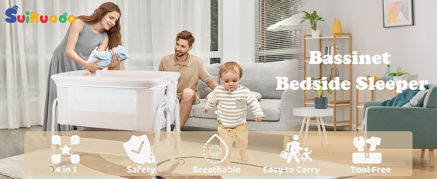 4 in 1 baby bassinet