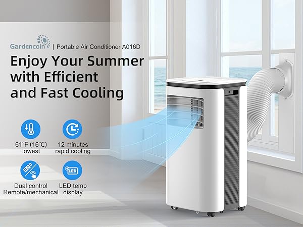 LittleAntiqueGarden‼️‼️エアコン Amazon.com: Portable Air Conditioners Fan with 120° Rotating