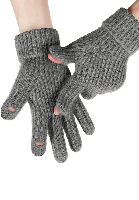 knit gloves men