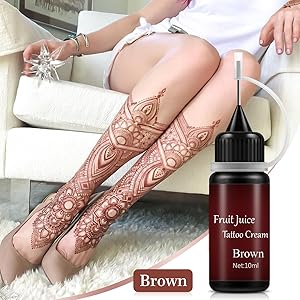 Temporary Tattoo brown