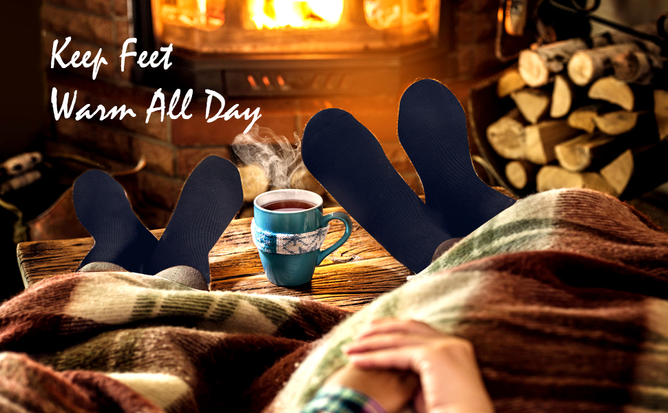fuzzy winter socks