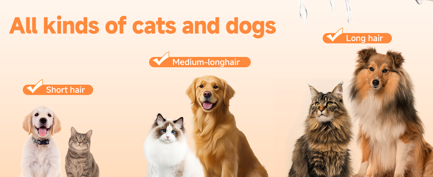 Pet Steam Brush for Dog & Cat