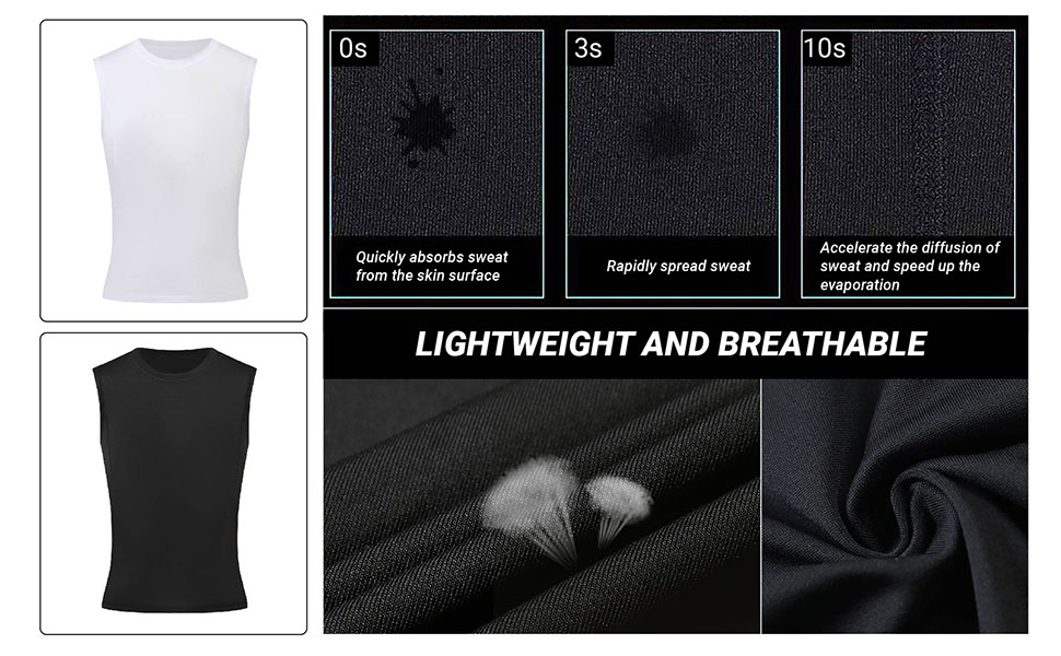 compression shorts use 4-Way-Stretch fabric, provide enough compression for support and protection