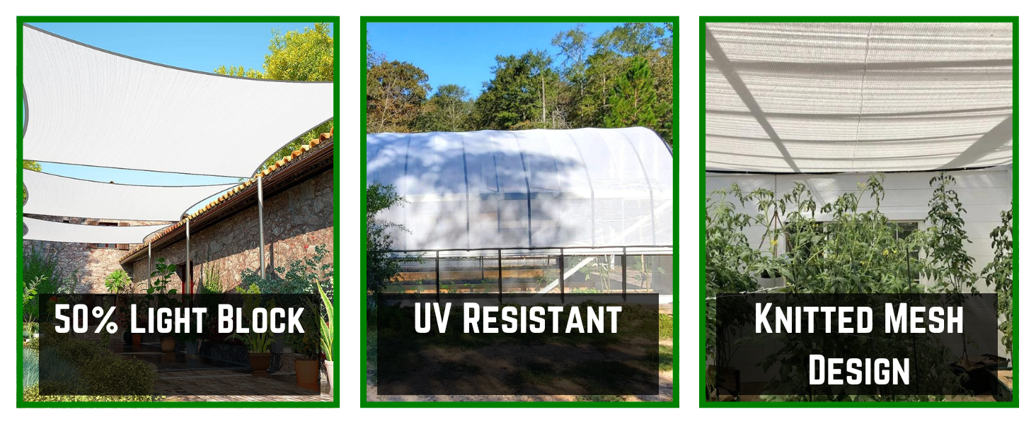 Farm Plastic Supply White Shade Cloth 50 Mesh