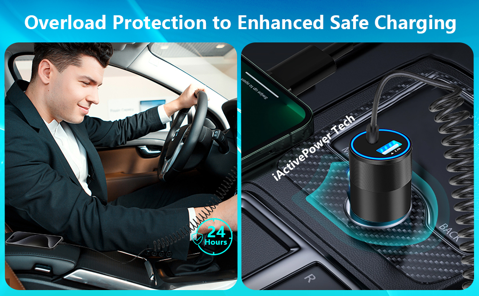 iPhone Car Charger Fast Charging