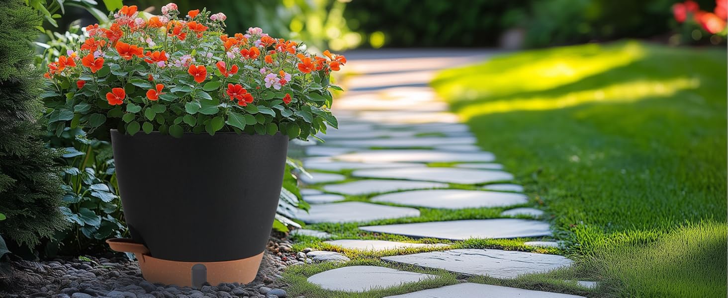 flower pots outdoor