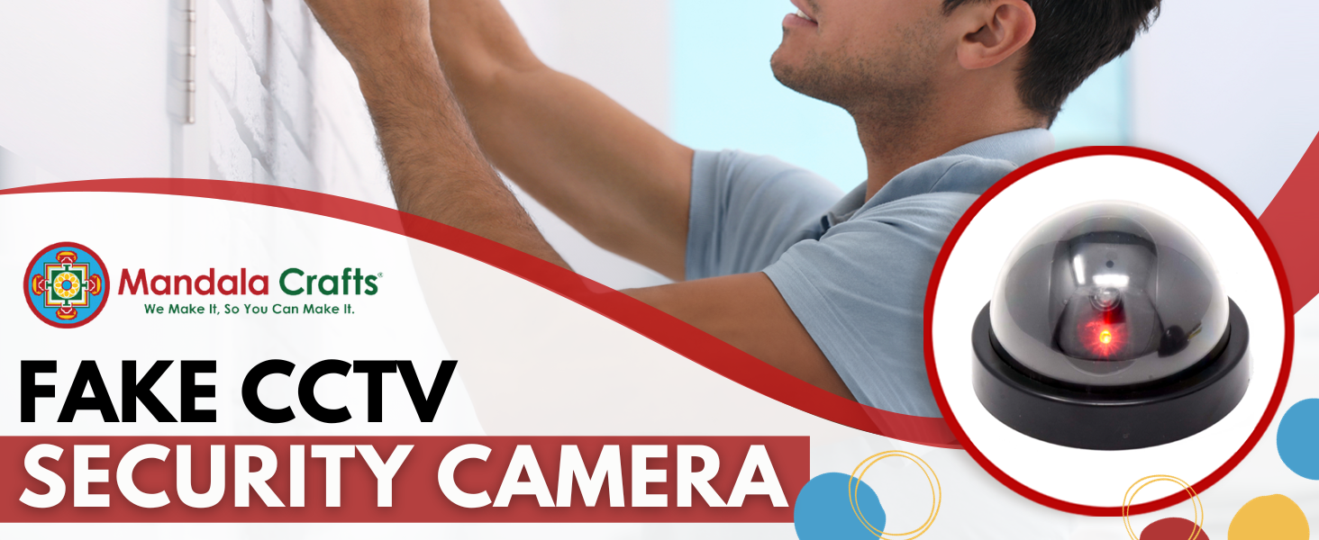 Fake Security Cameras with Led Light for Home Surveillance Classrooms Office Business Shop Car Santa