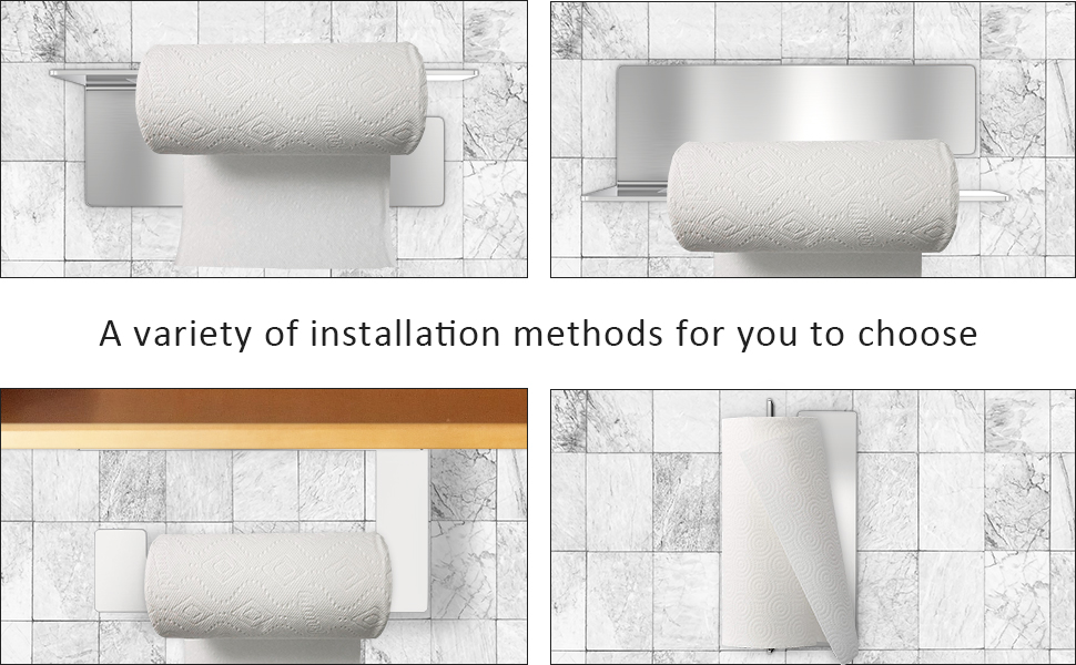 Self Adhesive Toilet Paper Holder, No Drilling SUS304
