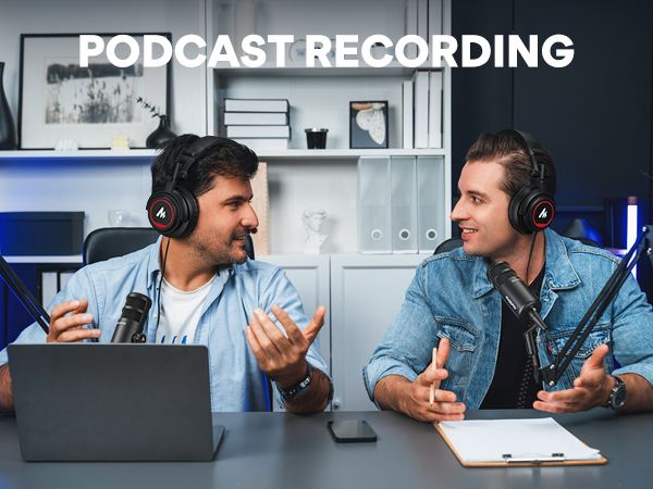 Recording headphones