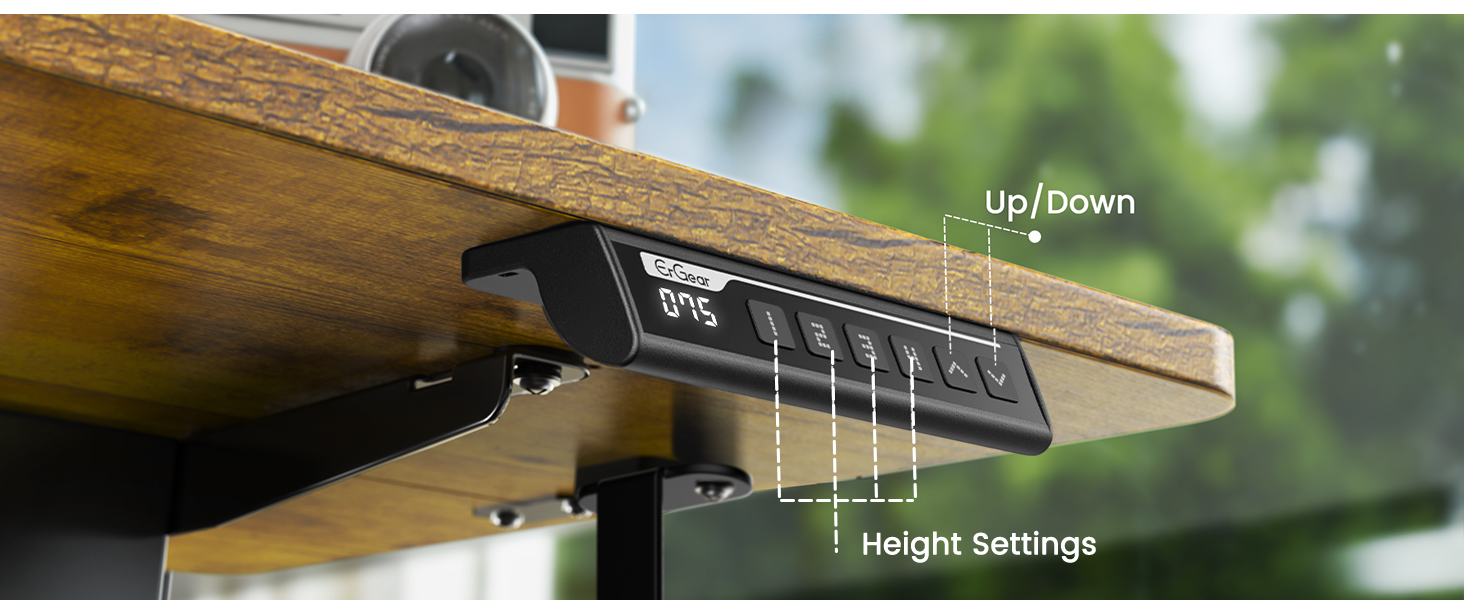 height adjustable desk