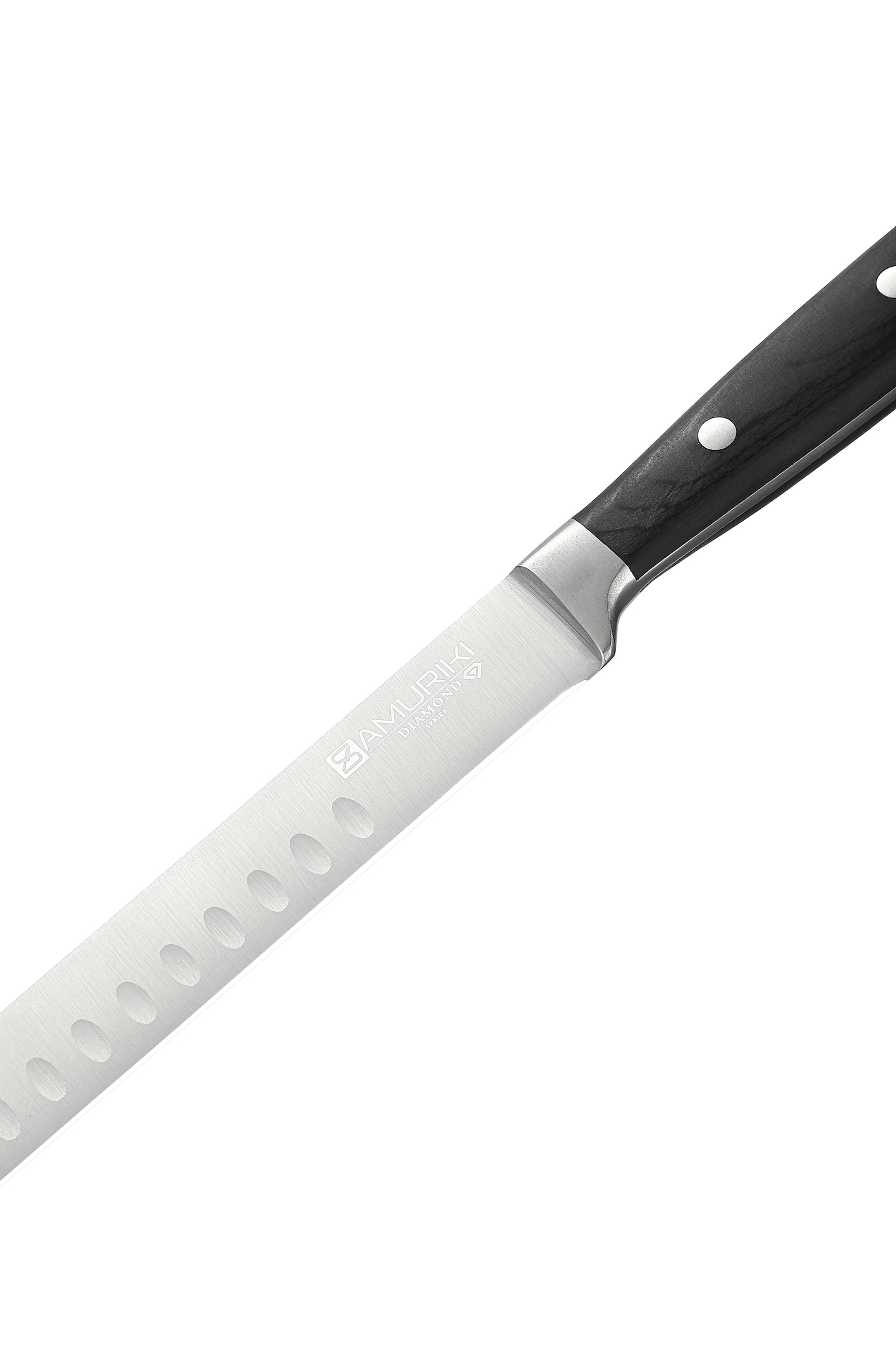 Brisket Knife - Ultimate 12-inch Carving Knives, Slicing Knives with Granton Edge Designed for Briskets, Roasts, Meat, BBQ, etc. (Slicing Knive 12")
