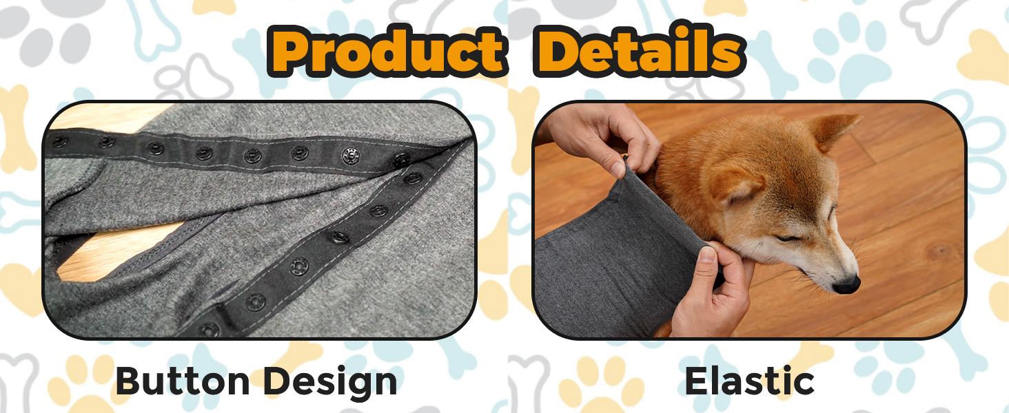 dog recovery suit female