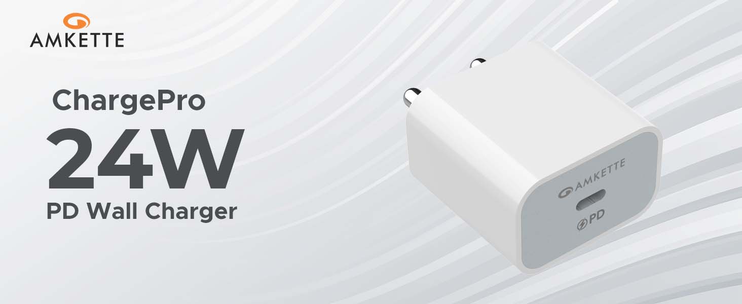 Amkette ChargePro 24W PD Wall Charger