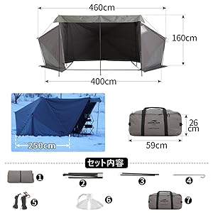soomloom 1.65ミリタリーテント2.0 パップテント・フロントウォール 公式]SOOMLOOM official shop / Soomloom 1.65ミリタリーテント 2.0