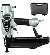Metabo HPT Finish Nailer with Air Duster, Pro-Preferred Pneumatic Power Nailers, Ideal for Moldin...