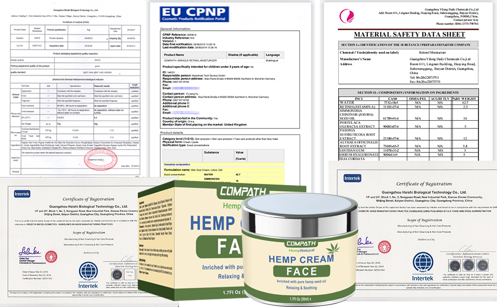 hemp cream