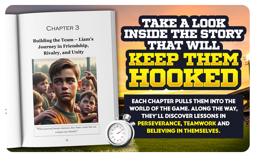 soccer book for boys ages 8 9 10 11 12 growth mindset kids sports confidence resilience story