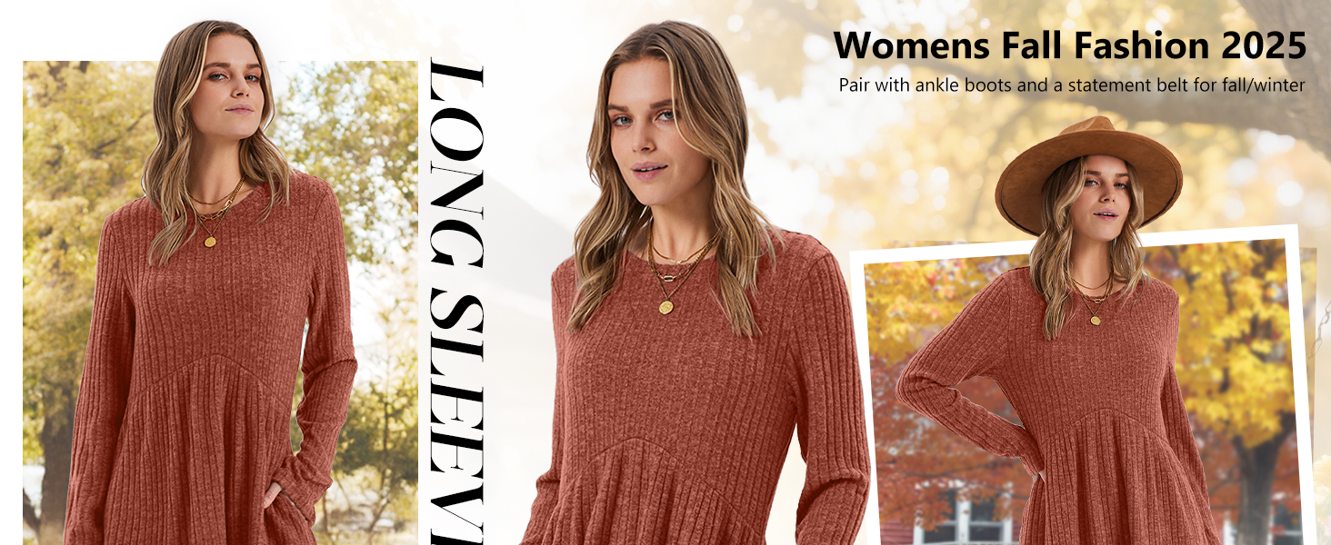 long sleeve dress for women