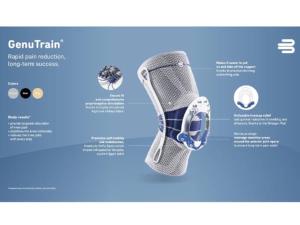 Amazon.com: Bauerfeind - GenuTrain - Knee Brace - Targeted