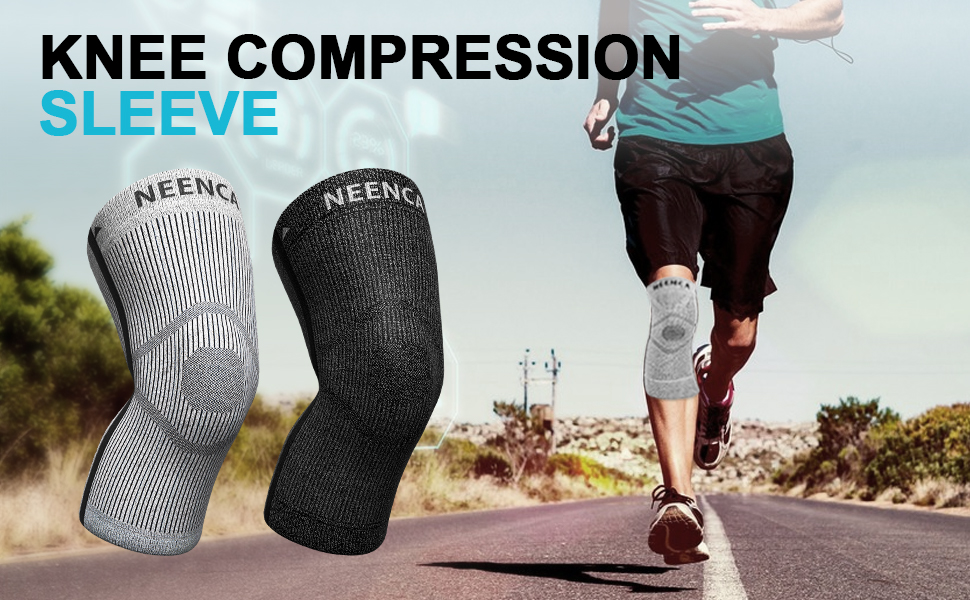 NEENCA Knee Sleeve Knee Braces for Knee Pain, Compression Sleeve with