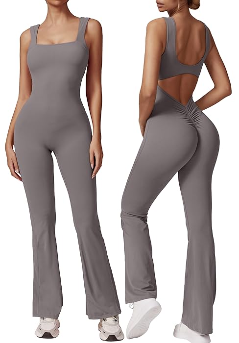 Square Neck Jumpsuits