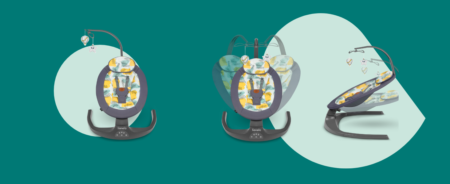 LIONELO Ralf 2en1 balancelle + transat