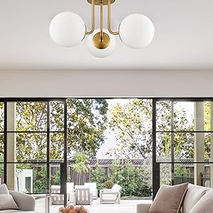 modern flush ceiling light