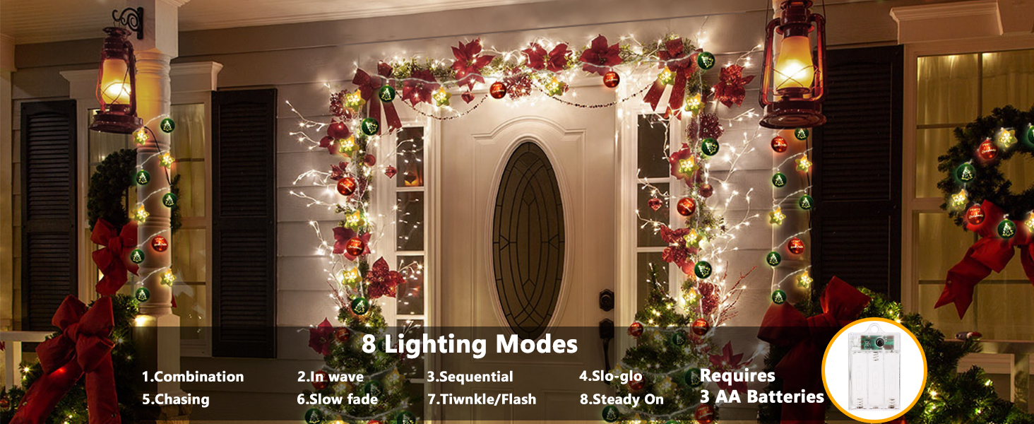 Christmas decorations lights