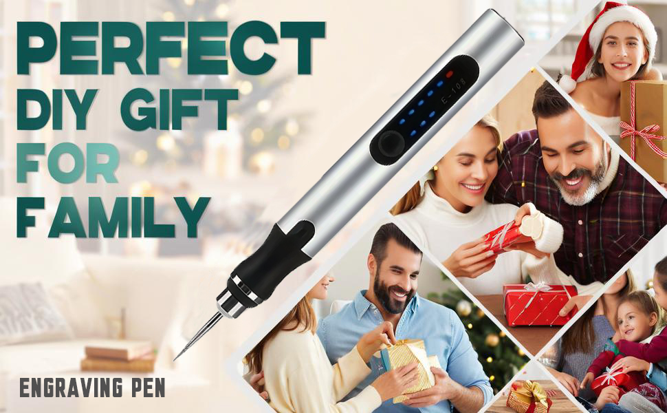 JANGKLIFE Electric Engraving Pen, 3-Speed Mini Cordless