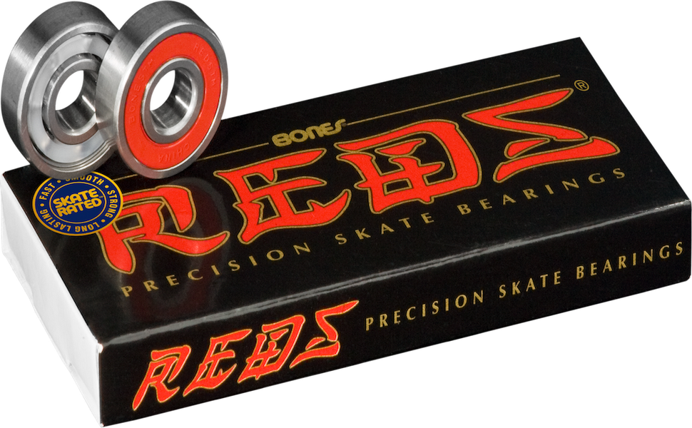 NEW 8pk Skateboard Wheel Bearings Bones REDS Bearings Parts & Accessories
