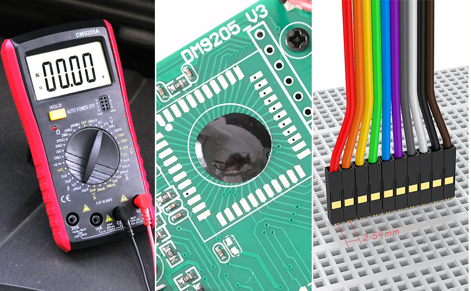 NEALMART Digital Multimeter AC DC Voltmeter Ohm Volt Amp Tester
