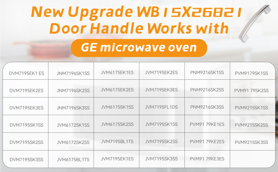 WB15X26821 Upgraded Door Handle Replacement Compatible with